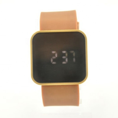 Fashion Quartz Smart Wrist Watch LED Style With Silicone Case Material