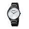 IP Black Plated 2025 Quartz Stainless Steel Watches With Japan Movement